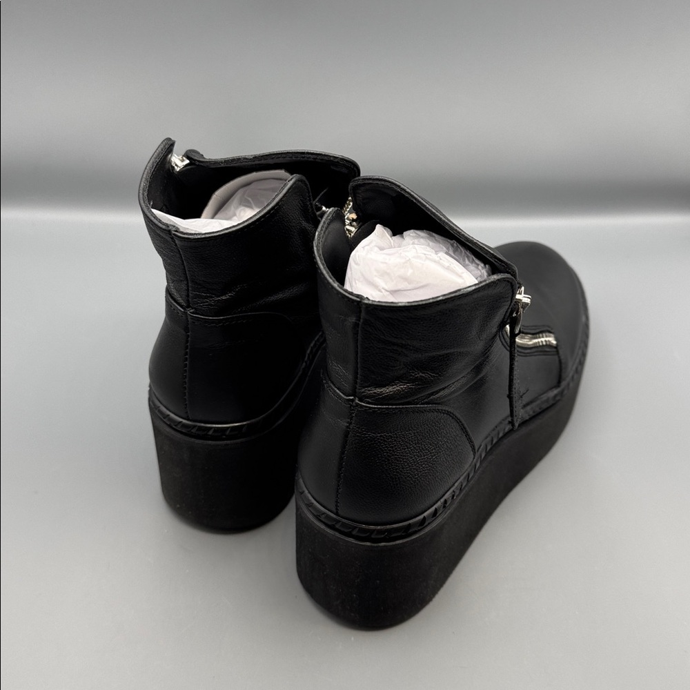 Steve Madden Drift Platform Wedge Booties - Picture 3 of 4